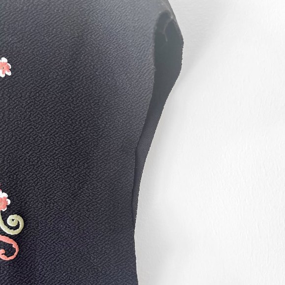 NEW! DEX  Mini Embroidered Cap Sleeve Black Dress, Size S - Picture 10 of 13